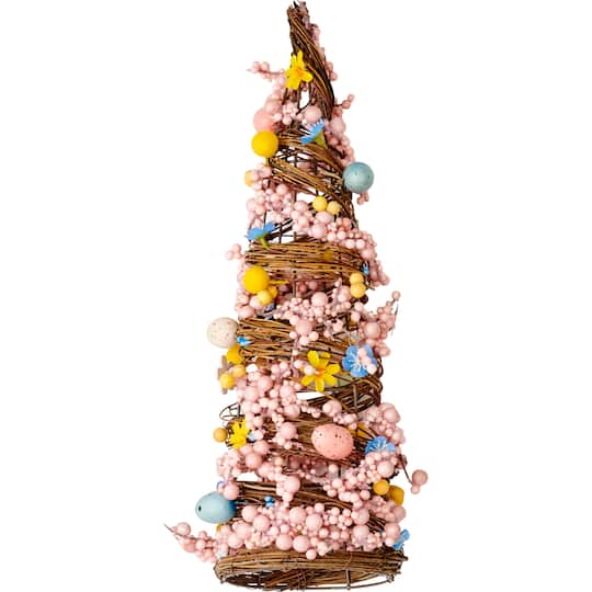 Tabletop Twig Tree with Easter Eggs